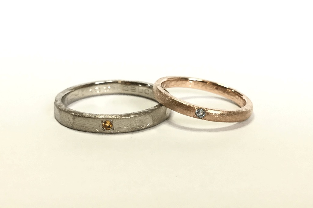 11月の誕生石、シトリン | 手作り結婚指輪・婚約指輪の鎌倉彫金工房