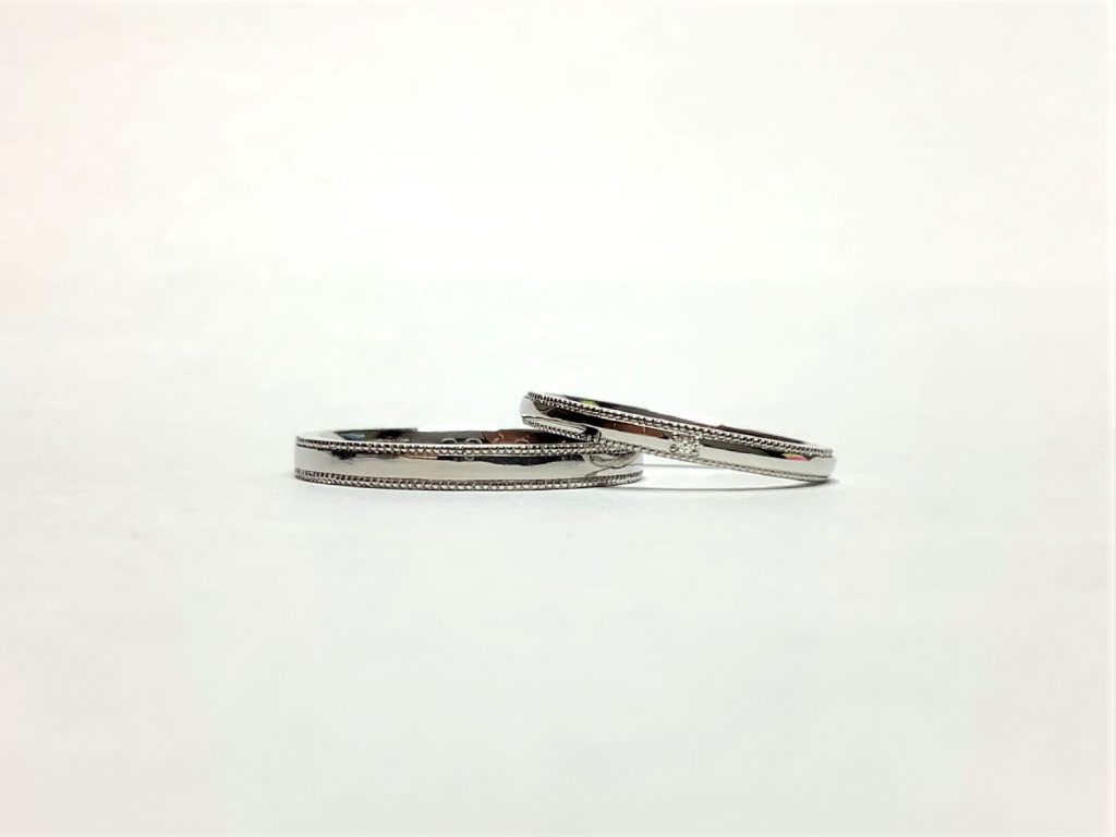 平打ち(2.5mm)・甲丸(2.0mm)