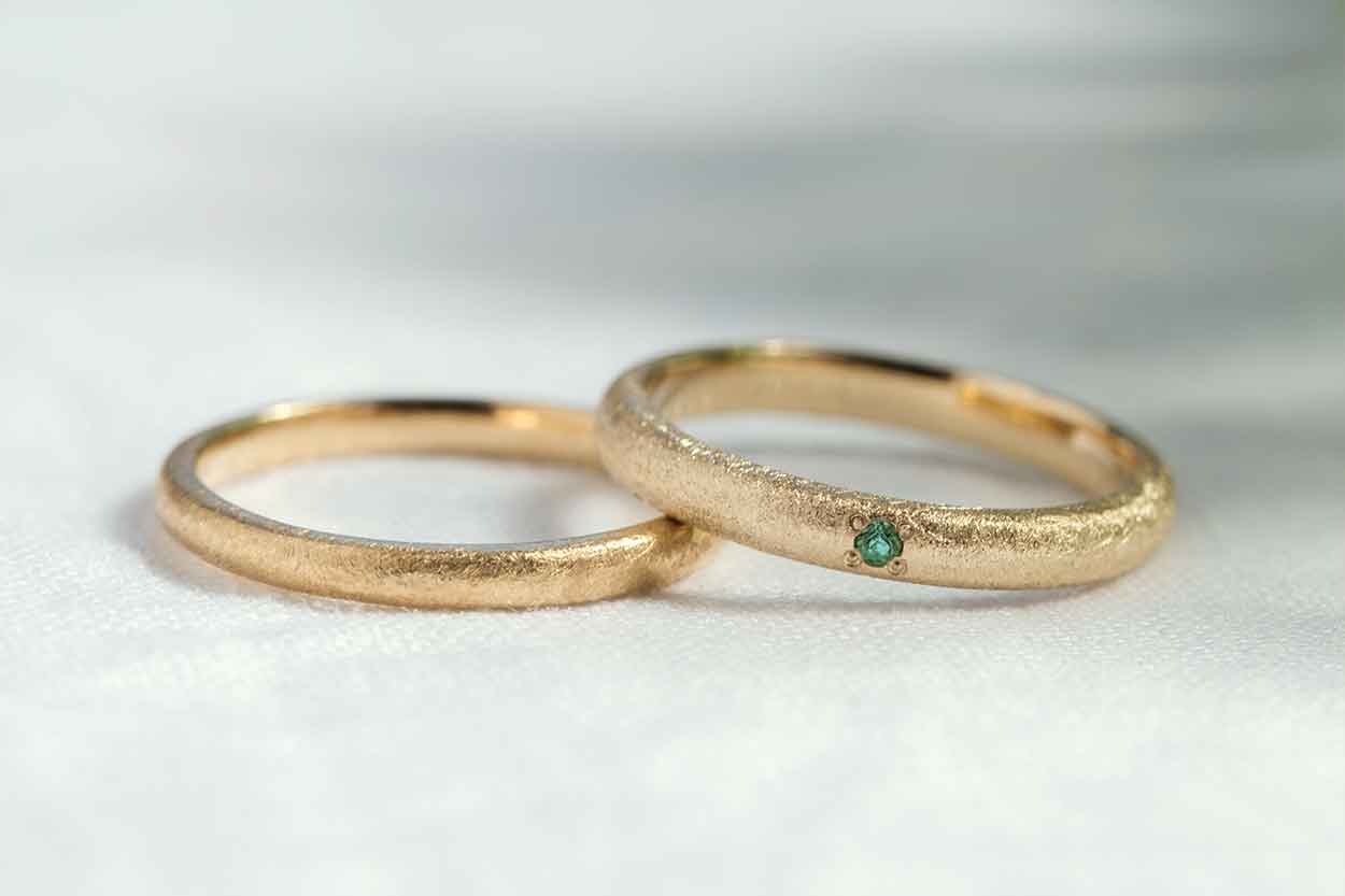 アンティーク調がお好きな方へ - 結婚指輪の加工 - | 手作り結婚指輪