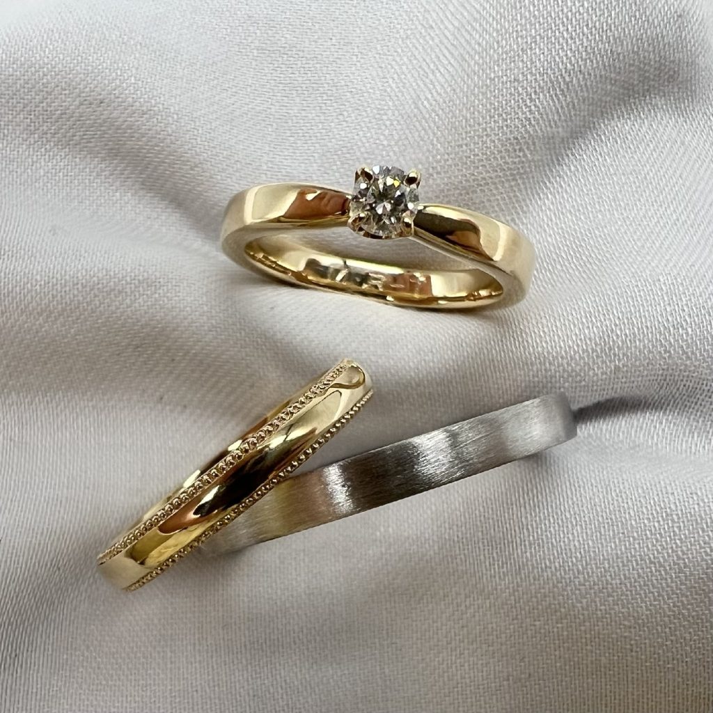平打(2.5mm)・甲丸(2.0mm)・甲丸(2.5mm)