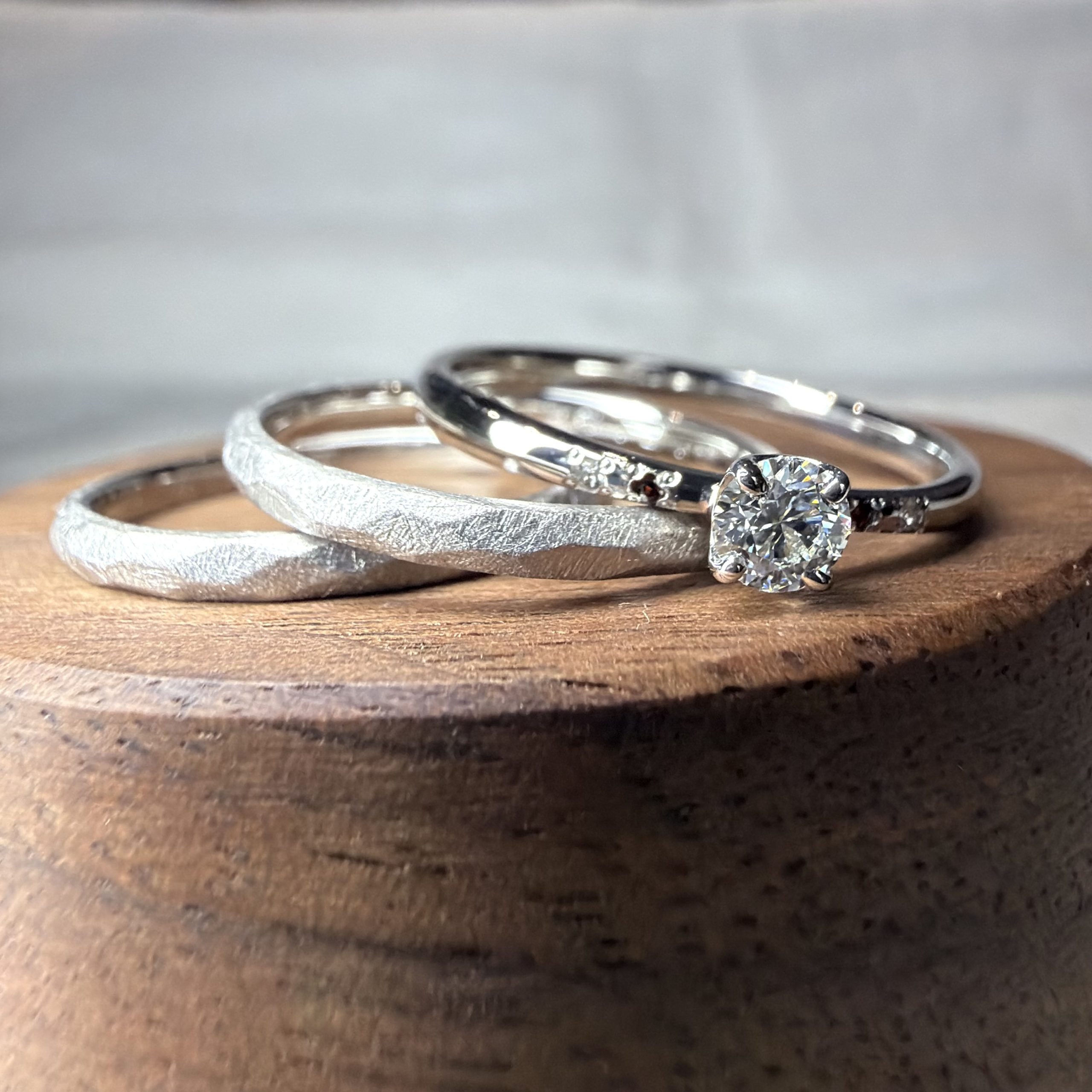 ダイヤモンドプロポーズコース | 手作り結婚指輪・婚約指輪の鎌倉彫金工房