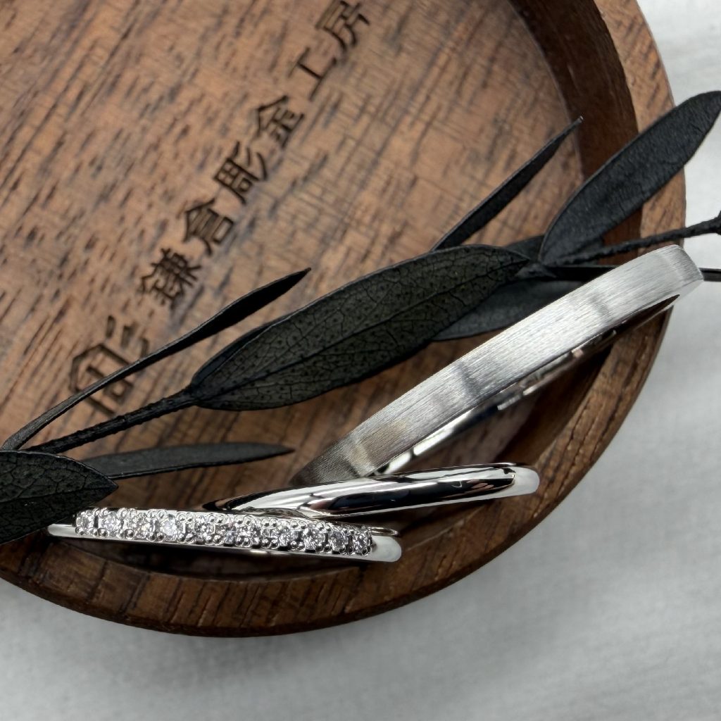 甲丸(1.5mm)・甲丸(1.5ｍｍ)・平打(2.0ｍｍ)