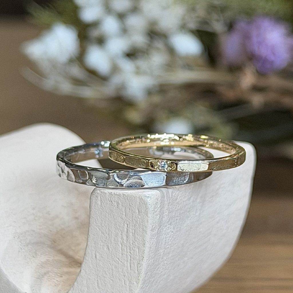 鎚目（つちめ）（2.0mm）・鎚目（つちめ）（1.5mm）